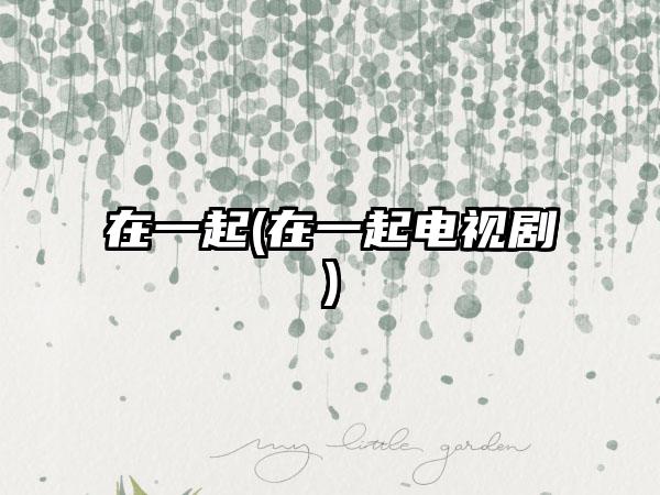 在一起(在一起电视剧)