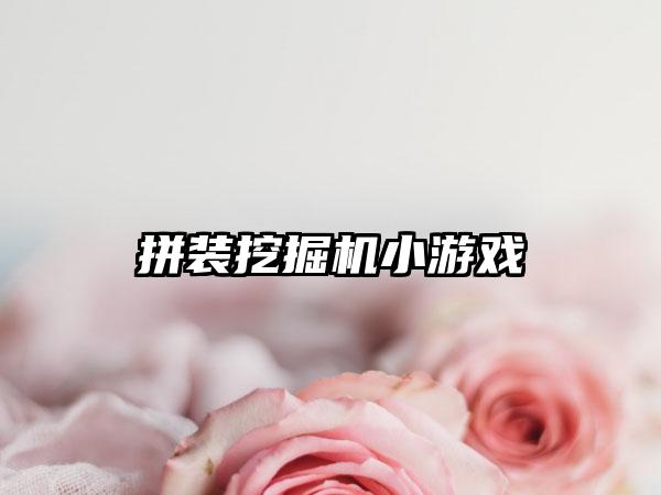 拼装挖掘机小游戏