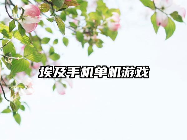 埃及手机单机游戏