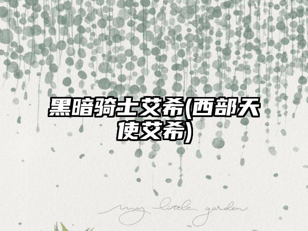 黑暗骑士艾希(西部天使艾希)