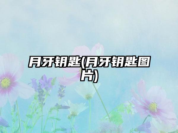 月牙钥匙(月牙钥匙图片)