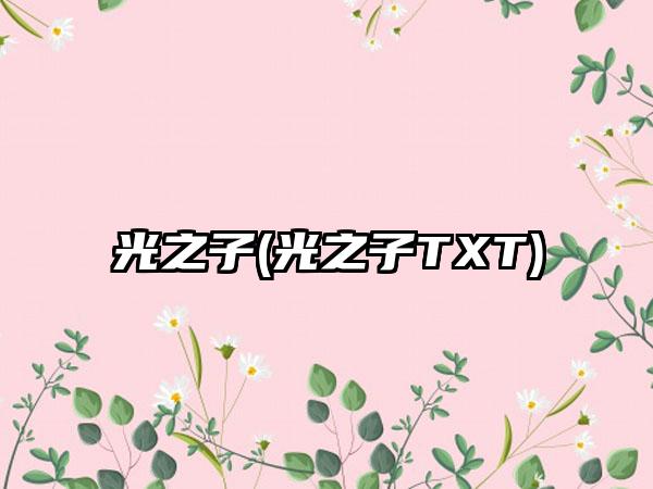 光之子(光之子TXT)