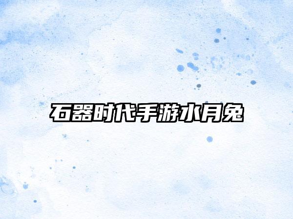 石器时代手游水月兔