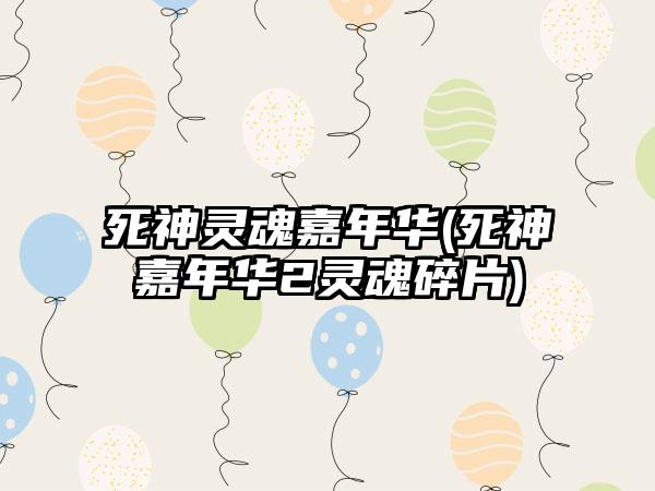 死神灵魂嘉年华(死神嘉年华2灵魂碎片)