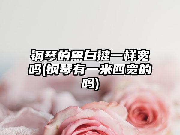 钢琴的黑白键一样宽吗(钢琴有一米四宽的吗)
