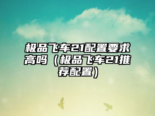 极品飞车21配置要求高吗（极品飞车21推荐配置）