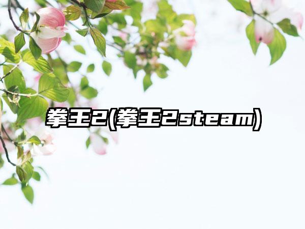 拳王2(拳王2steam)