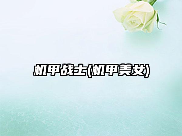 机甲战士(机甲美女)