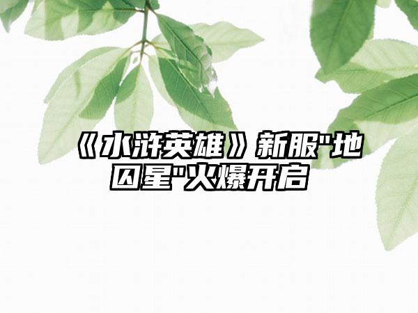 《水浒英雄》新服