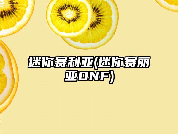 迷你赛利亚(迷你赛丽亚DNF)