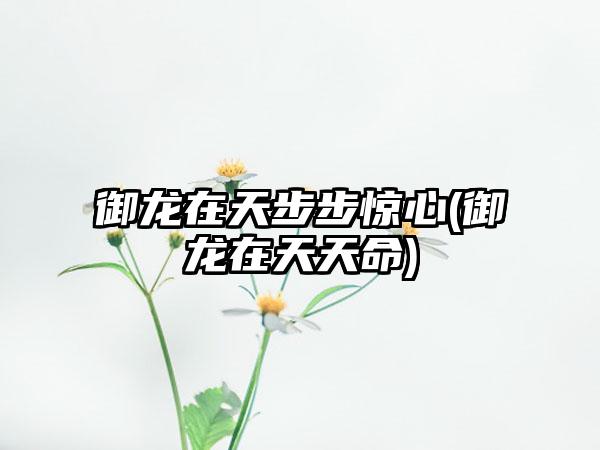 御龙在天步步惊心(御龙在天天命)