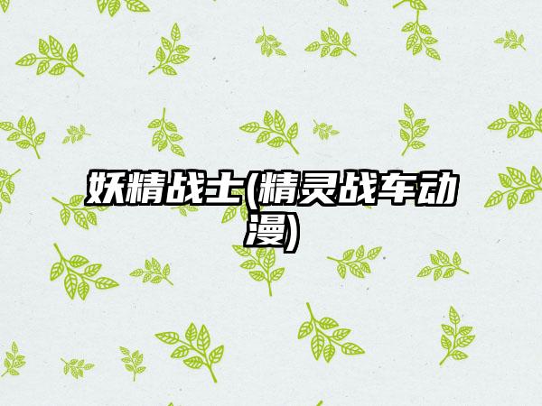 妖精战士(精灵战车动漫)
