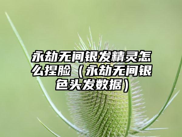 永劫无间银发精灵怎么捏脸（永劫无间银色头发数据）