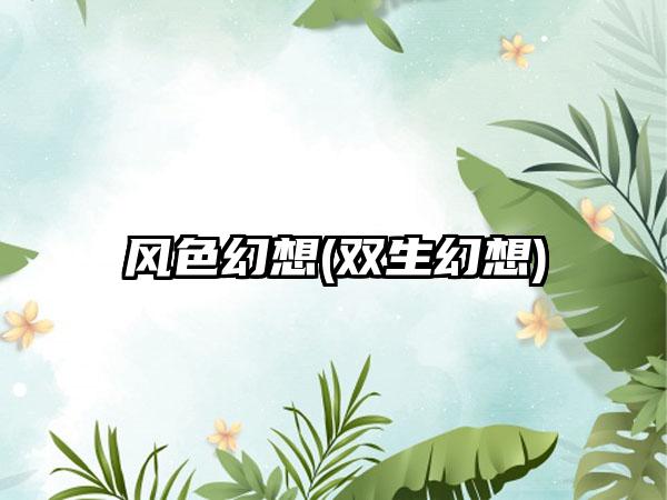 风色幻想(双生幻想)