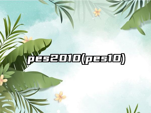 pes2010(pes10)
