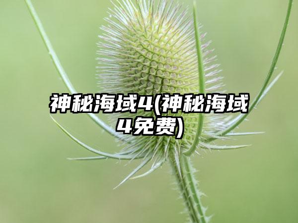 神秘海域4(神秘海域4免费)