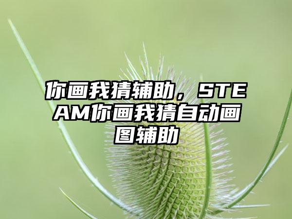 你画我猜辅助,STEAM你画我猜自动画图辅助