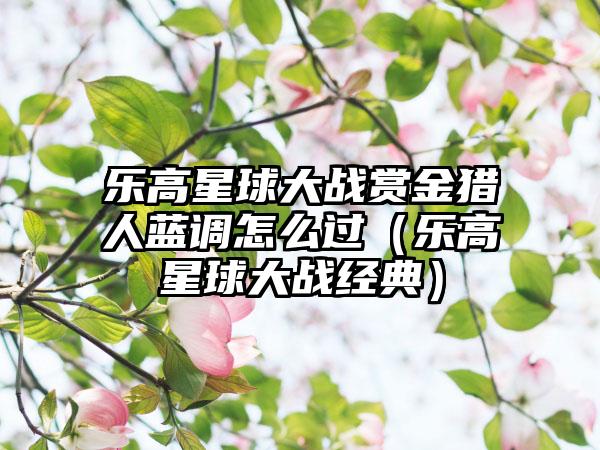 乐高星球大战赏金猎人蓝调怎么过（乐高星球大战经典）