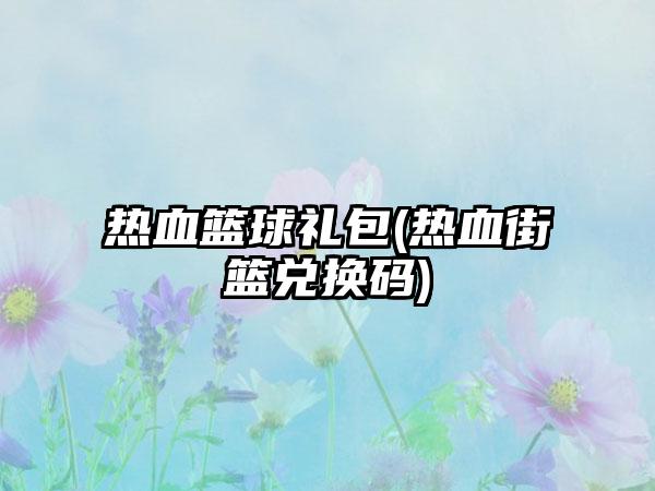 热血篮球礼包(热血街篮兑换码)