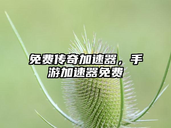 免费传奇加速器,手游加速器免费