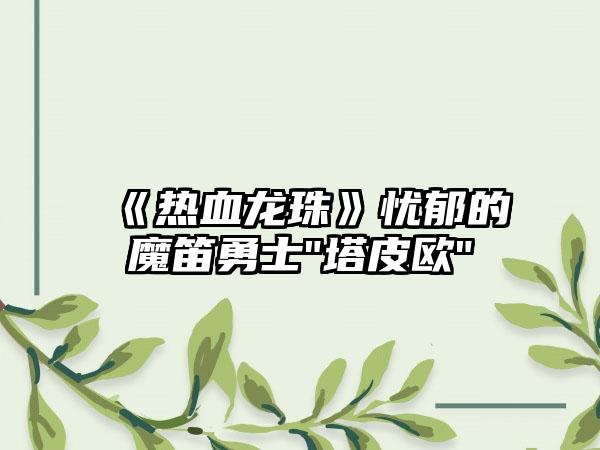 《热血龙珠》忧郁的魔笛勇士