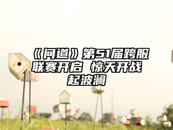 《问道》第51届跨服联赛开启 惊天开战起波澜