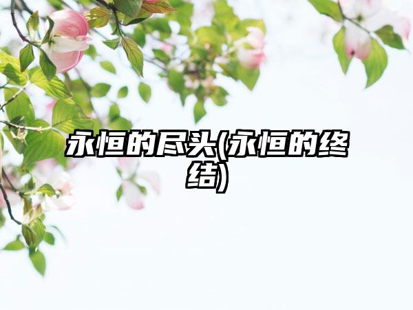 永恒的尽头(永恒的终结)