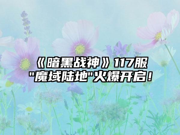 《暗黑战神》117服