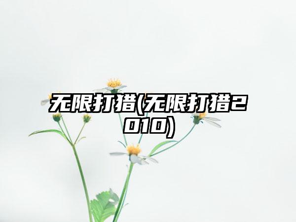 无限打猎(无限打猎2010)