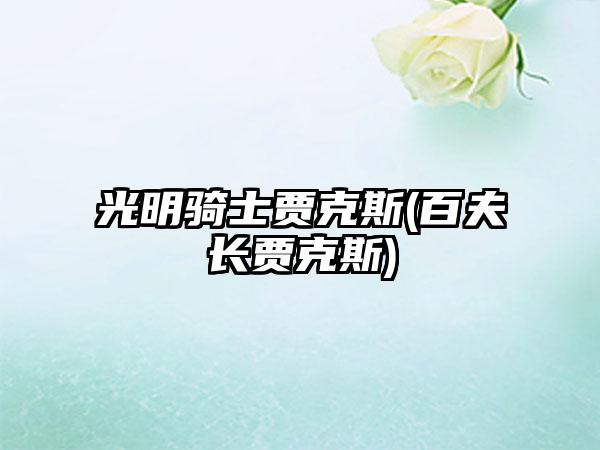 光明骑士贾克斯(百夫长贾克斯)