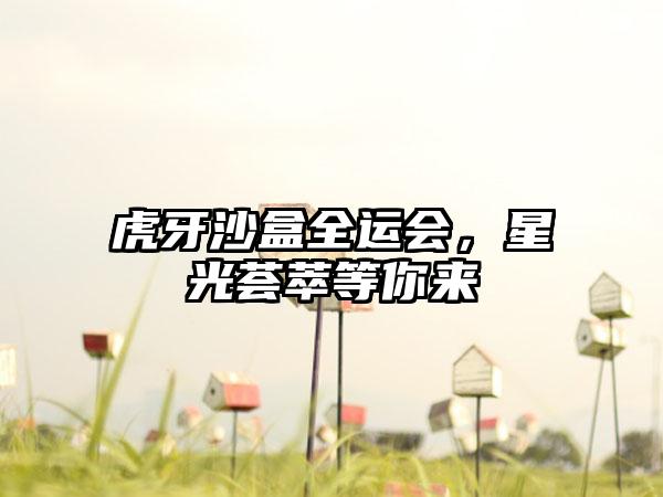虎牙沙盒全运会,星光荟萃等你来