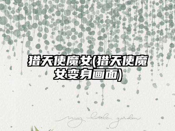 猎天使魔女(猎天使魔女变身画面)