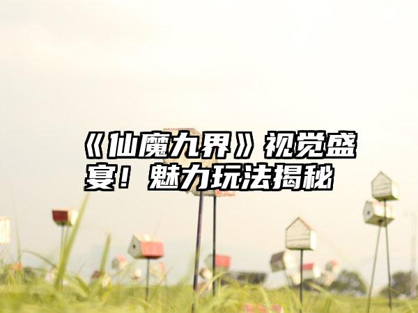 《仙魔九界》视觉盛宴！魅力玩法揭秘