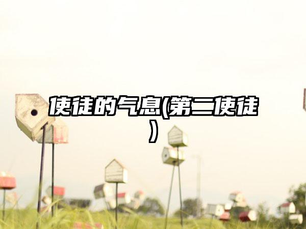 使徒的气息(第二使徒)