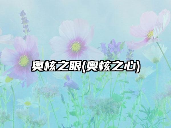 奥核之眼(奥核之心)