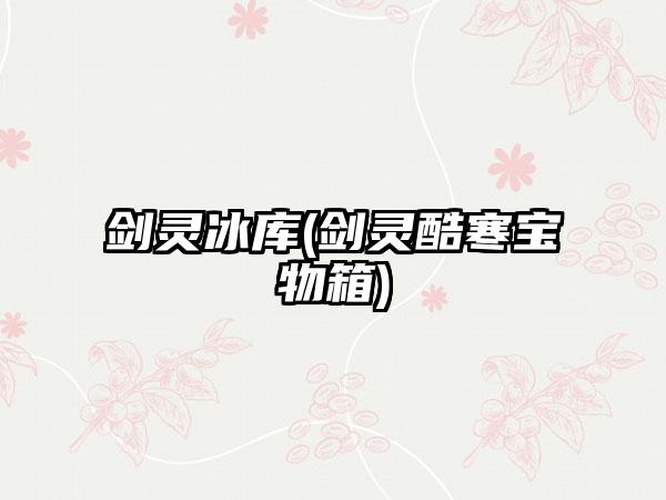 剑灵冰库(剑灵酷寒宝物箱)