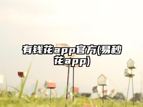 有钱花app官方(易秒花app)