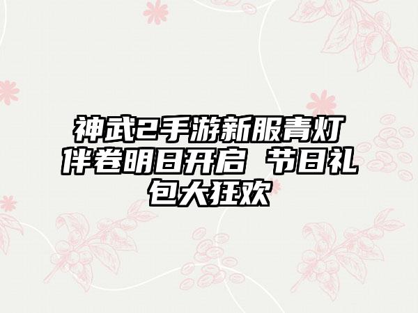 神武2手游新服青灯伴卷明日开启 节日礼包大狂欢