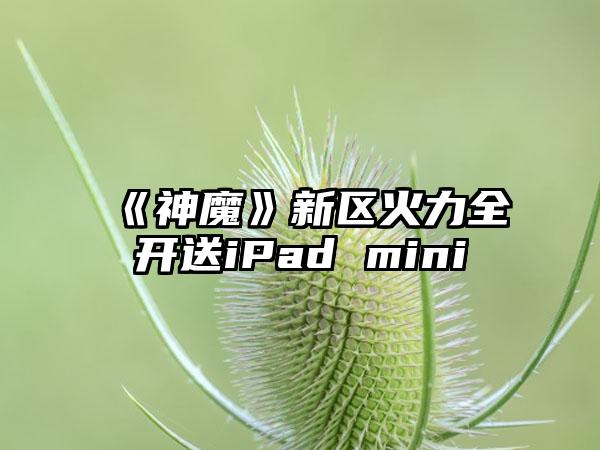 《神魔》新区火力全开送iPad mini