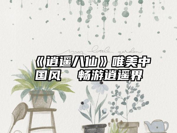 《逍遥八仙》唯美中国风  畅游逍遥界