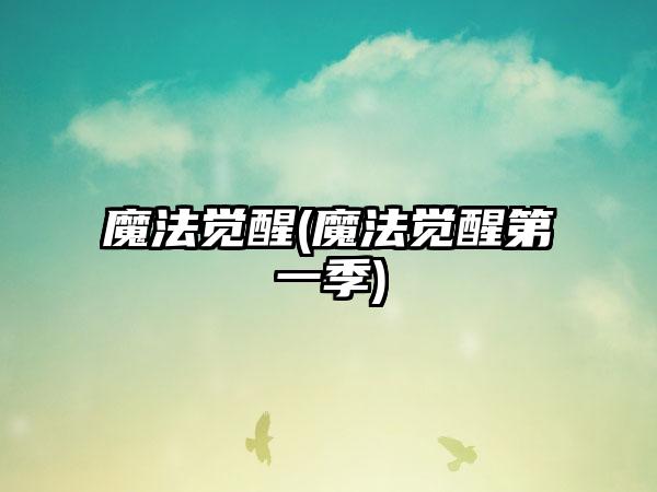 魔法觉醒(魔法觉醒第一季)