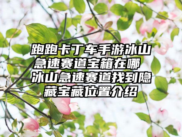 跑跑卡丁车手游冰山急速赛道宝箱在哪 冰山急速赛道找到隐藏宝藏位置介绍