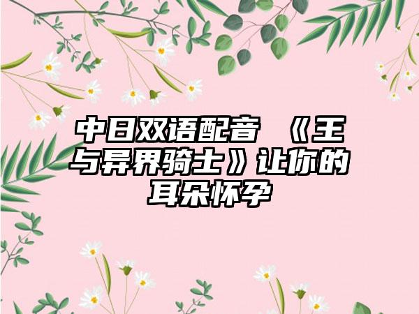 中日双语配音 《王与异界骑士》让你的耳朵怀孕
