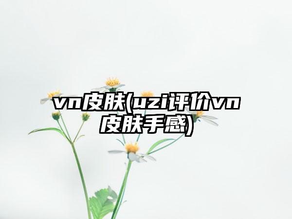 vn皮肤(uzi评价vn皮肤手感)