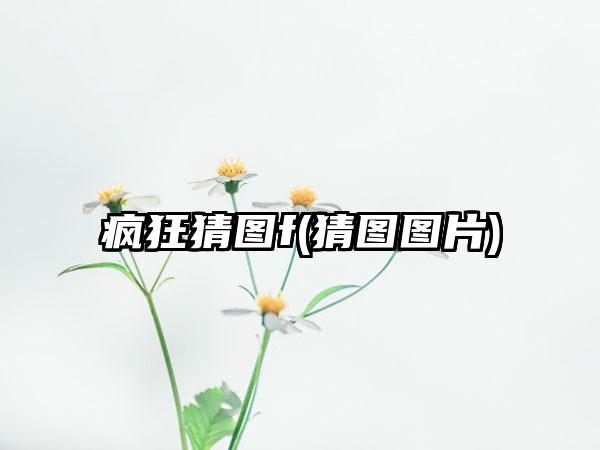 疯狂猜图f(猜图图片)