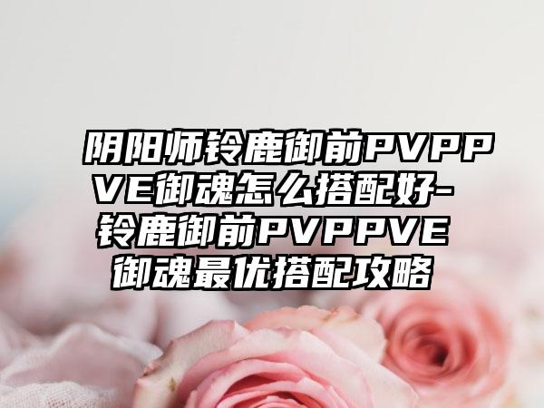 阴阳师铃鹿御前PVPPVE御魂怎么搭配好-铃鹿御前PVPPVE御魂最优搭配攻略