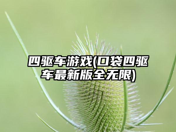 四驱车游戏(口袋四驱车最新版全无限)