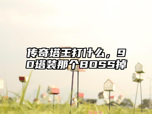 传奇塔王打什么，90塔装那个BOSS掉