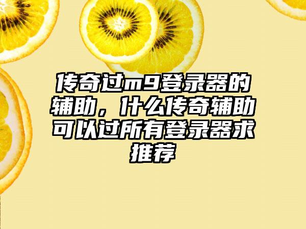 传奇过m9登录器的辅助，什么传奇辅助可以过所有登录器求推荐