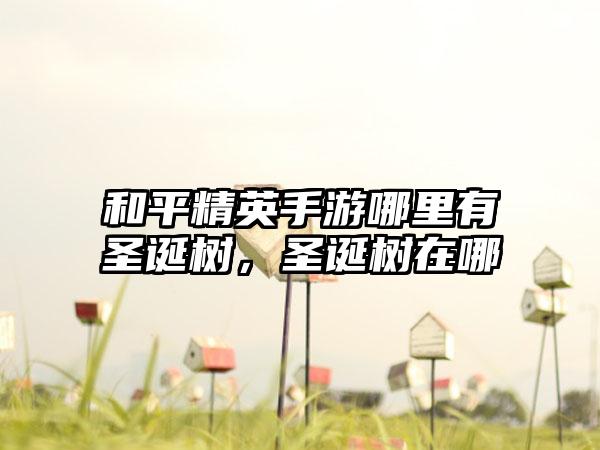 和平精英手游哪里有圣诞树，圣诞树在哪